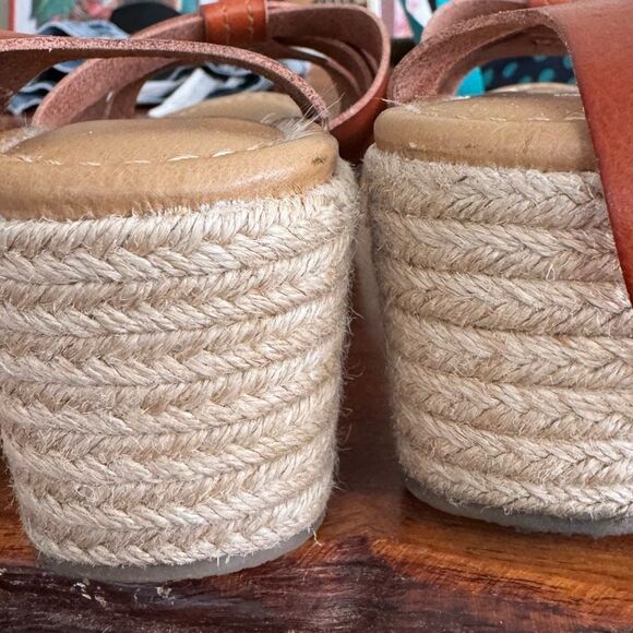 Lane Bryant Espadrilles Jute Wedge  sz 10W - Picture 2 of 7